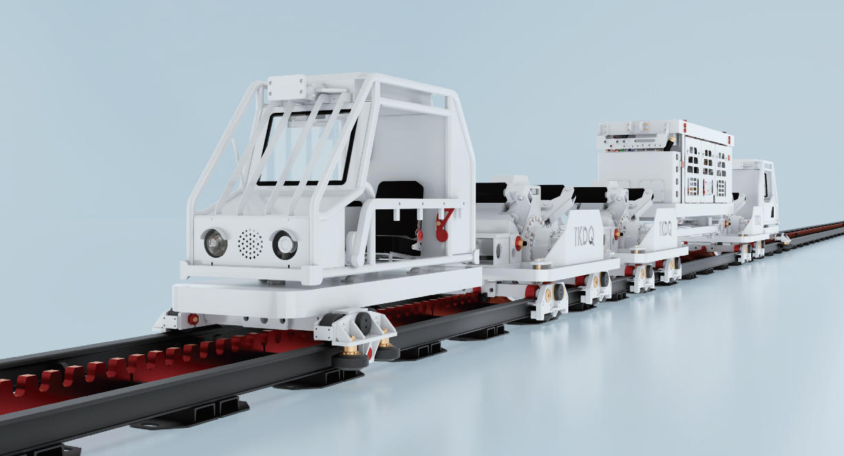 2.1 CCC系列防爆柴油齿轨卡轨车